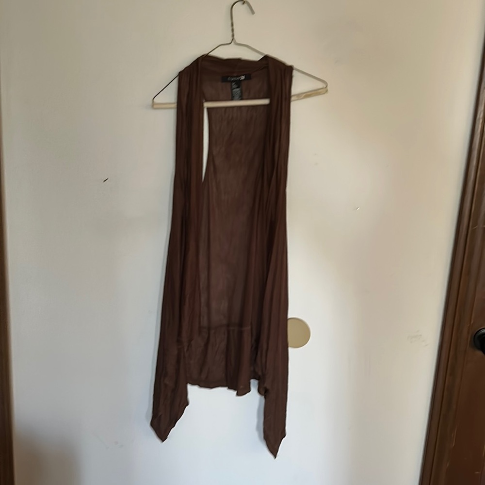 Forever 21 brown vest size - S/P